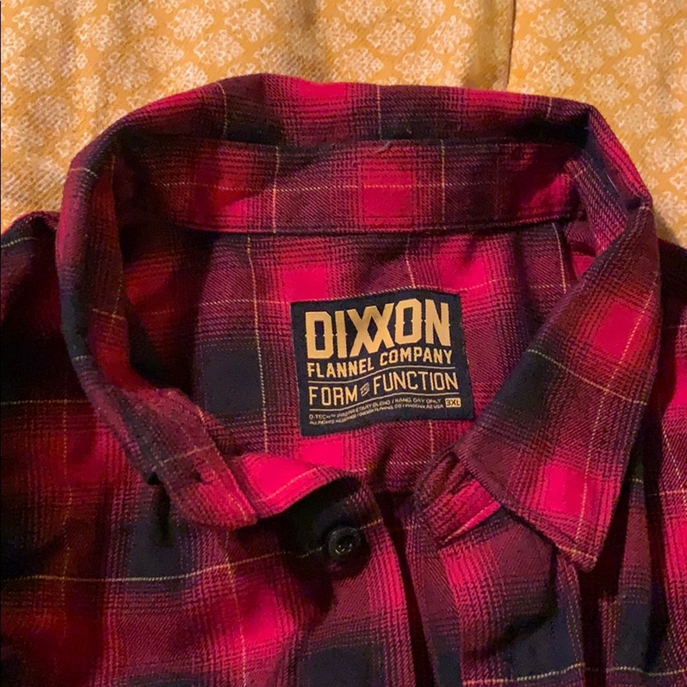 Tailored Red & Black Dixxon Flannel 3XL
